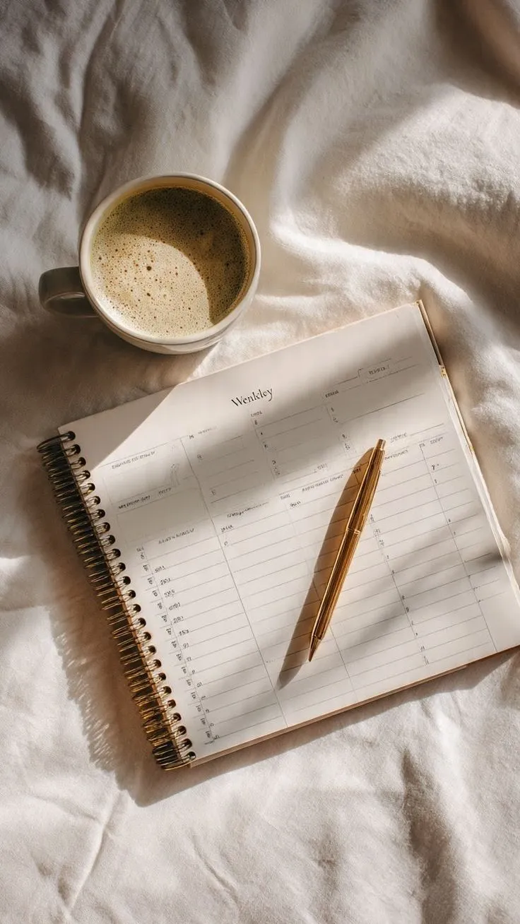 Weekly consistency grid planner
